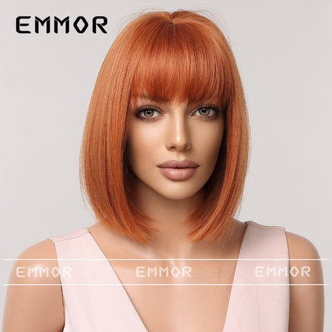 KW004 – Doll Wig Dark Red Short Straight Bob