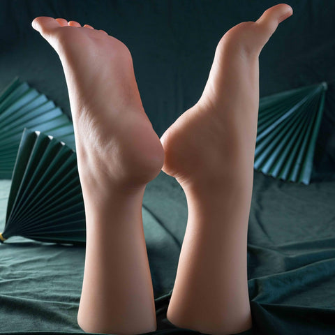 V332 - Ultra-Soft Silicone Sex Doll Feet with Real Feel Texture for Foot Fetish