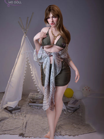 F8090k-166cm/5ft5-38kg M22 D Cup Life Size Sex Doll【In Stock US】 | MD Doll