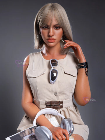 F8154K-166cm/5ft5-38kg M33 D Cup Black Realistic Life size Sex Doll 【In Stock US】| MD Doll