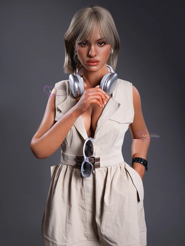 F8154K-166cm/5ft5-38kg M33 D Cup Black Realistic Life size Sex Doll 【In Stock US】| MD Doll