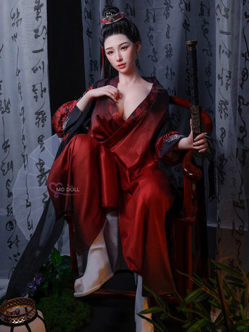 F6265-166cm/5ft5-43kg M49 F Cup Life size Silicone Sex Doll | MD Doll