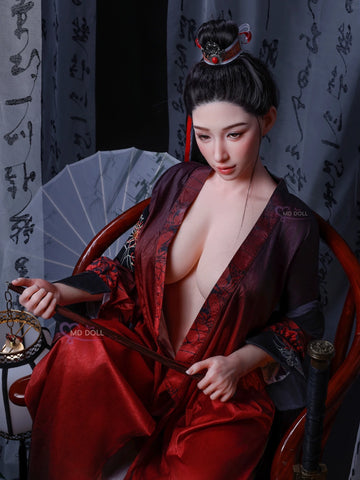 F6265-166cm/5ft5-43kg M49 F Cup Life size Silicone Sex Doll | MD Doll