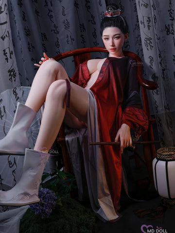 F6265-166cm/5ft5-43kg M49 F Cup Life size Silicone Sex Doll | MD Doll