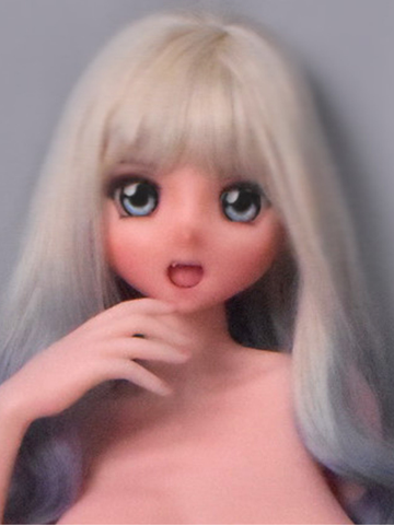 H523 Mini Anime Silicone Sex Doll Head｜Elsa Babe Head