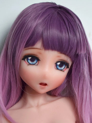 H524 Mini Anime Silicone Sex Doll Head｜Elsa Babe Head