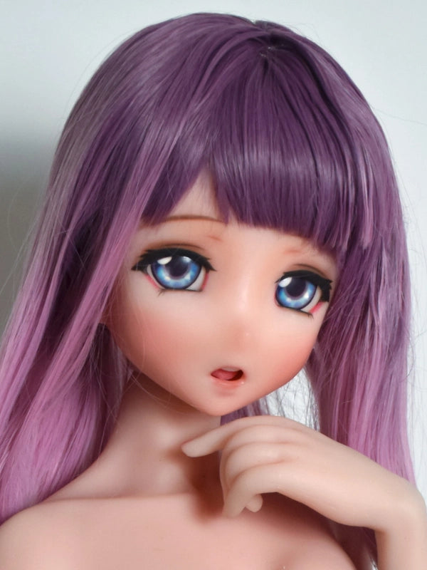 H524 Mini Anime Silicone Sex Doll Head｜Elsa Babe Head