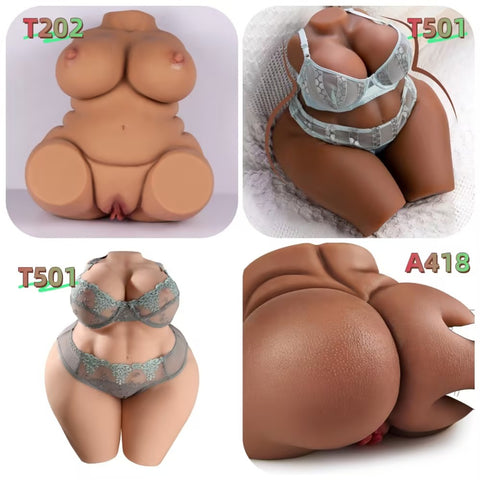 T239-Mini BBW Sex Doll Torso Collection Fat Belly