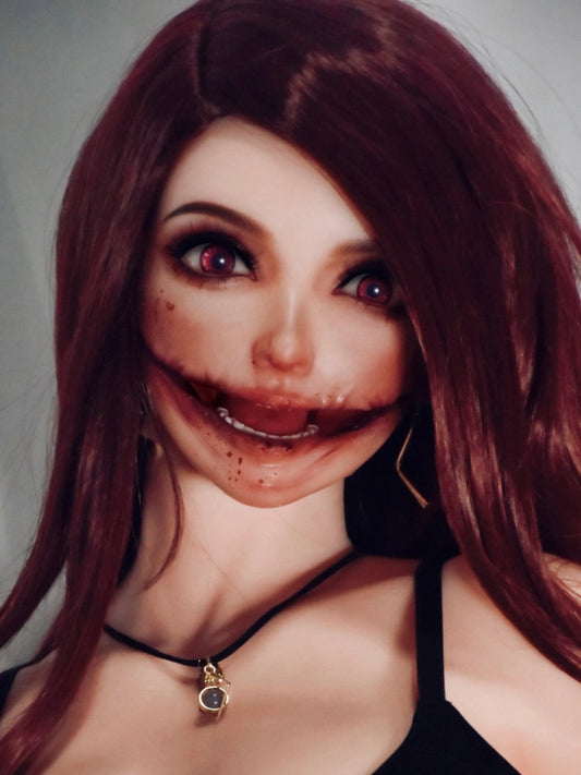 H554 Silicone Anime Sex Doll Head｜Elsa Babe Head