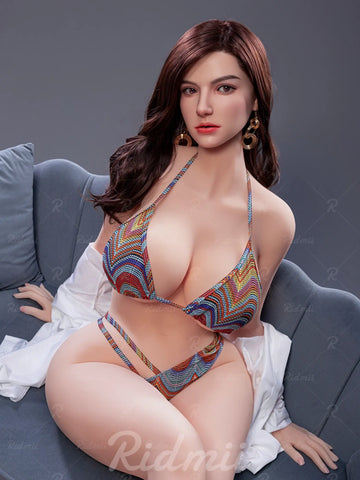 F8533-167cm/49.2kg Silicone ROS Head TPE Body Full Size Adult Sex Doll Marissa | Ridmii
