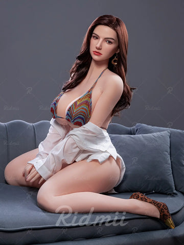 F8533-167cm/49.2kg Silicone ROS Head TPE Body Full Size Adult Sex Doll Marissa | Ridmii