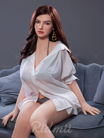 F8533-167cm/49.2kg Silicone ROS Head TPE Body Full Size Adult Sex Doll Marissa | Ridmii
