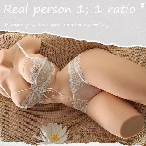 T523-(57lb) 80cm Lifelike Sex Doll Torso | Luxury Curvy Torso Doll