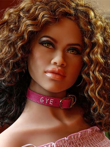 H137 Suntan Skin Curls TPE Sex Doll Head丨6YE Doll