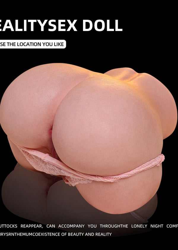 A660-(25.5lb)超弾性バットセクシーでリアルな大きなお尻のセックス人形の胴体