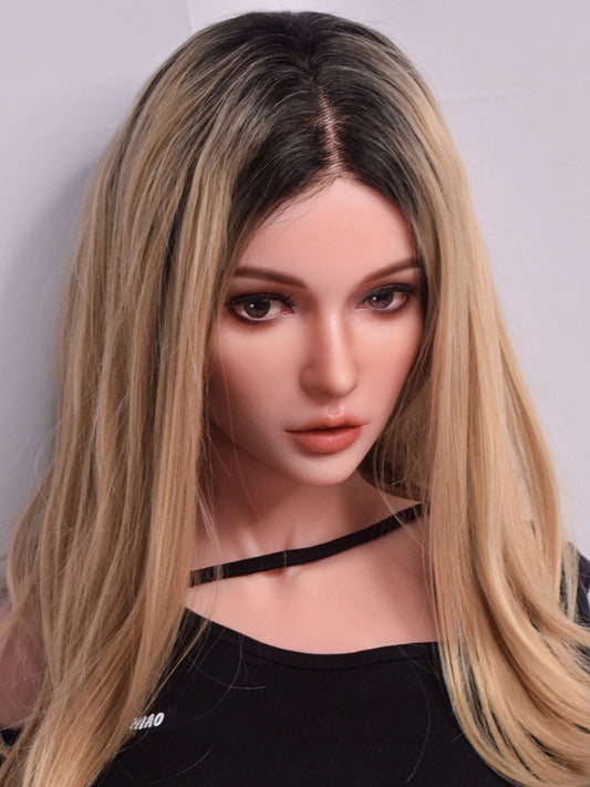 H585 Silicone Anime Sex Doll Head｜Elsa Babe Head