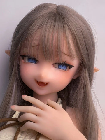 H527 Mini Anime Silicone Sex Doll Head｜Elsa Babe Head
