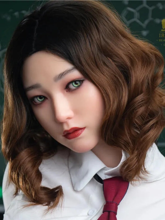 H786 Sex Doll Head-Silicone-The Asian beauty crafted to perfection【Irontech Doll Head】