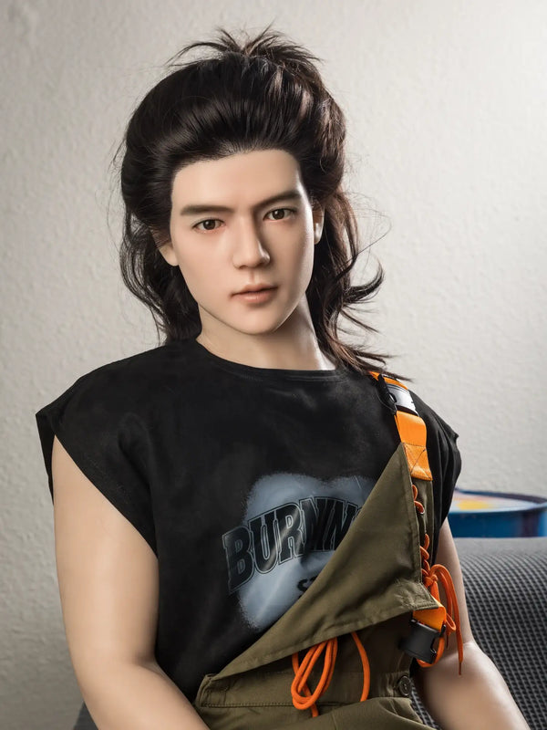 F4612-177cm/5ft10-55kg full size male sex doll Femboy Sex Doll Porn - Qita doll
