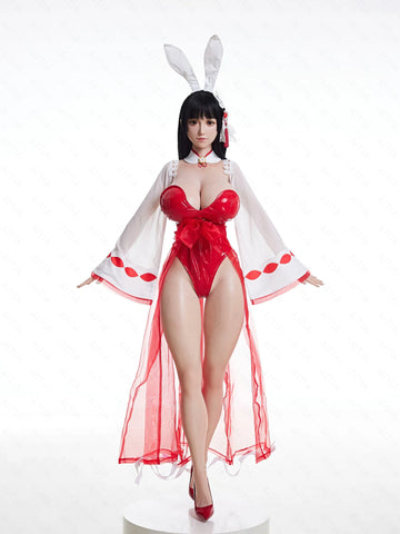 F9289-157cm(5.2ft)-36.2kg 2.2cf K Cup ROS Asian Chinese Silicone sexdoll full body｜AITIA Doll