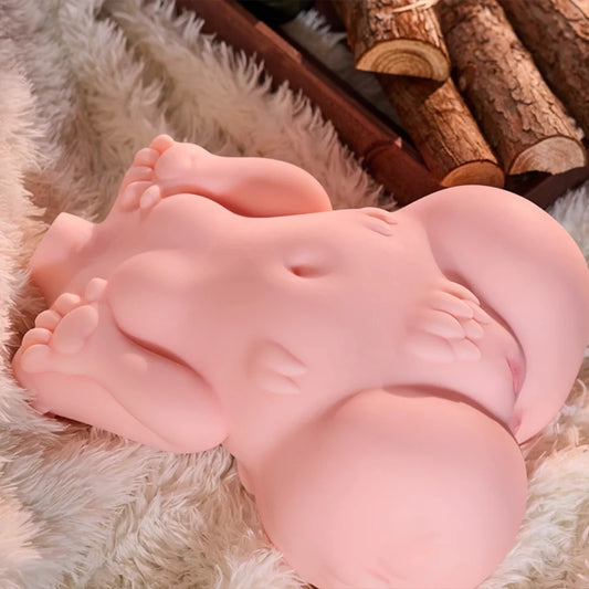 T464-19.8lbs TPE Neko Hentai Furry Sex Doll Catgirl Sex Doll Torso Claire | MRL