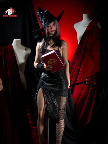 F9180- 165cm(5ft4)-35kg B Cup Silicone Halloween Flat Chest Sex Doll Vigina丨Doll senior