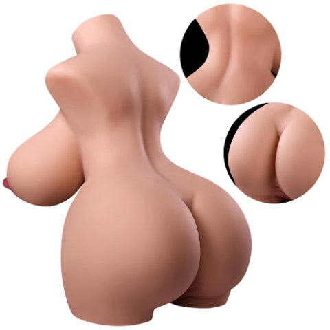 T258-6.61lb Big Boobs mini Lifesize Sex Doll Torso|QSX