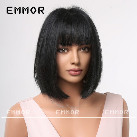 KW004 – Doll Wig Dark Red Short Straight Bob