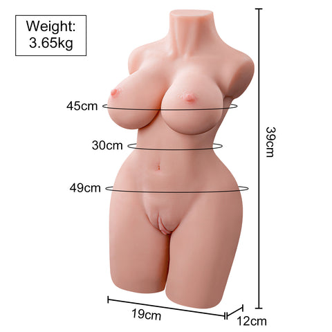 T3-(8.04lb/1.3ft)Papaya Breast Best Torso Sex Doll|2025 New Sex Doll