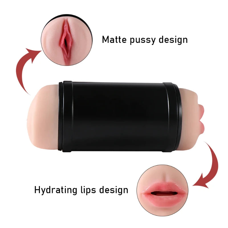 P906- Matte Cheap Pocket Pussy And Hydrating Lip Desing-Male Masturbator 100% Genuine