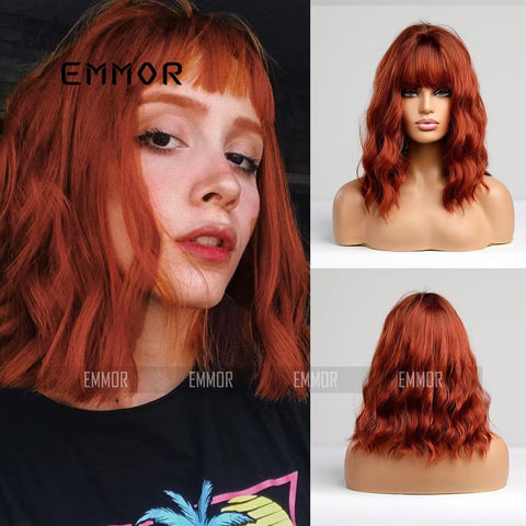 KW001-Doll Wig Golden Medium Curly