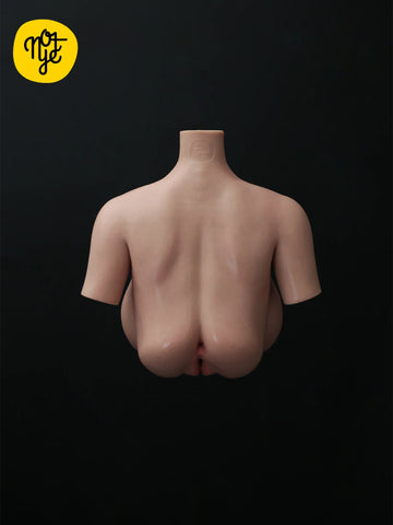 B44 - 39.7 lbs Platinum silicone Realistic Breast With A Vagina Masturbator | Notye