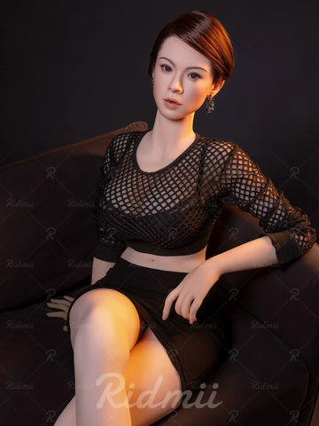 F8532-158cm/32kg Silicone ROS Head TPE Body Full Size Adult Sex Doll  Aidra| Ridmii