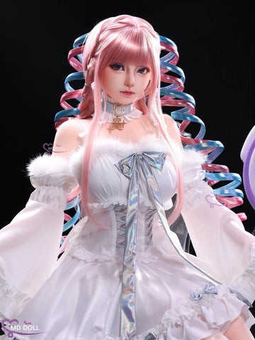 F6315-151cm/5ft-25kg Asian Silicone Sex Doll with Realistic Skin Texture | MD Doll