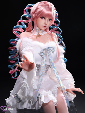 F6315-151cm/5ft-25kg Asian Silicone Sex Doll with Realistic Skin Texture | MD Doll