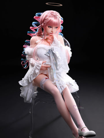 F6315-151cm/5ft-25kg Asian Silicone Sex Doll with Realistic Skin Texture | MD Doll