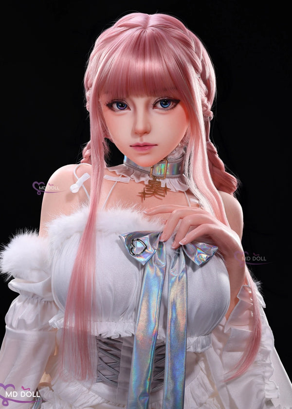 F6315-151cm/5ft-25kg Medium Chest Asian Silicone Sex Doll with Realistic Skin Texture | MD Doll