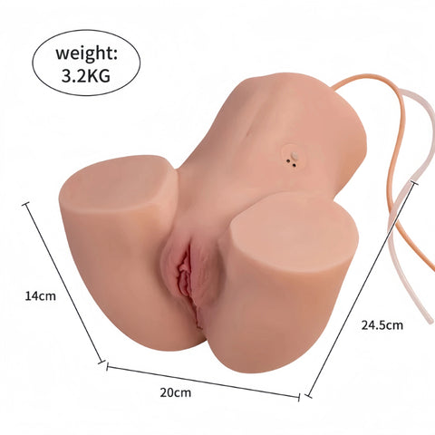 A537-(7.05lb)Big ass torso with 3 functions:Sucking&Vibration&Exhaust