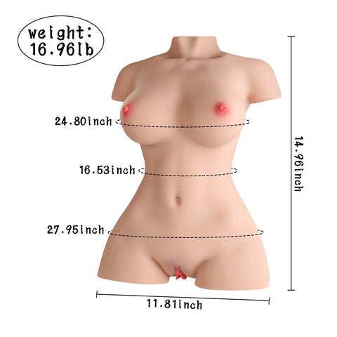 T510(17lb/43cm) Half Body Sex Doll Torso