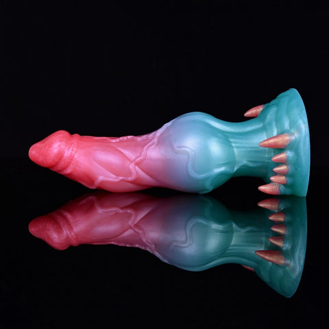 D425(0.7 LBS丨7.32'') Fantasy Dog Dildo Silicone Knot Dildo