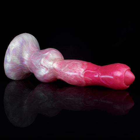 D404(0.7-1.7 LBS丨8''-10.8'') Fantasy Dog Dildo Silicone Knot Dildo 3 Size