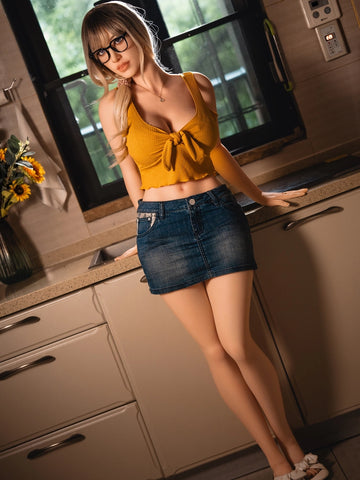 F7604-170cm/5ft6 40kg D Cup TPE Robot Sex Doll |SY Doll