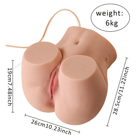 A536-(13.2lb)Sexy Ass torso with 3 functions:Sucking&Vibration&Exhaust