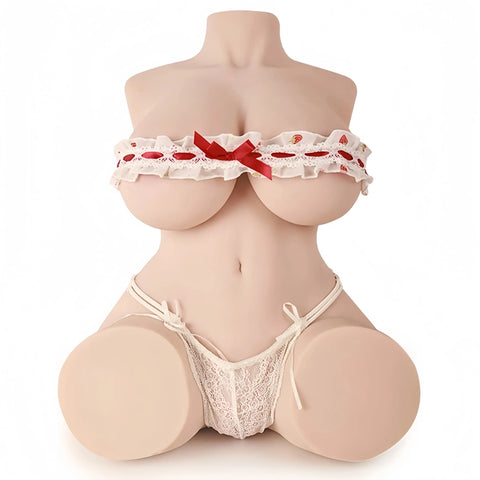 T71-(27.5lb) Life-like TPE Sex Doll Torso with Papaya Breast