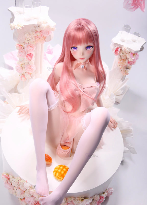 F5344-159cm/5ft22-27kg A Cup Small Breasts Anime Silicone Sex Doll Realistic Skin Texture | MD Doll
