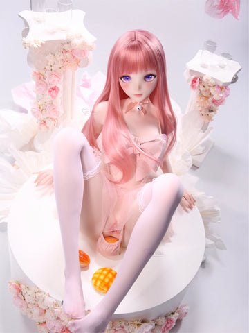 F5344-159cm/5ft22-27kg A Cup Small Breasts Anime Silicone Sex Doll Realistic Skin Texture | MD Doll