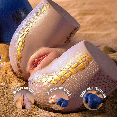 A647 - 17.6 lbs Scaly Fantasy Silicone Torso Sex Doll Booty