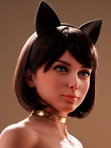 H1035  Silicone Sex Doll Head丨Aibei Doll Head