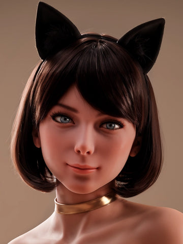 H1035  Silicone Sex Doll Head丨Aibei Doll Head