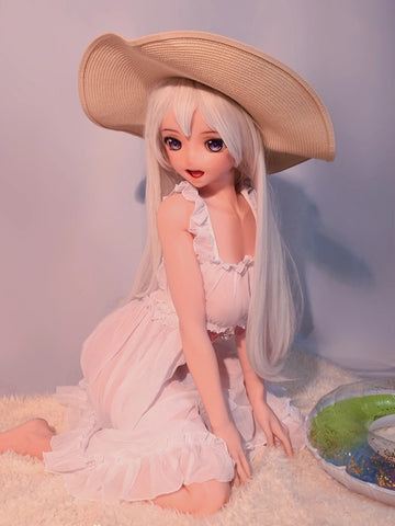 F8036-150cm/5ft-27.5kg Silicone  Anime Japanese Sex doll | Elsa Babe